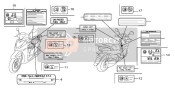 81218KTWA60, Label, Cargo Limit(10KG), Honda, 2